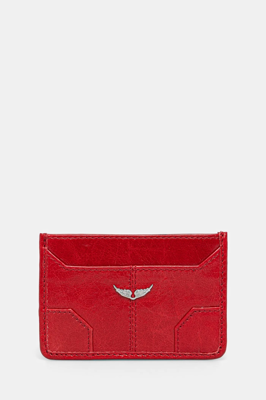ZADIG&VOLTAIRE carcasa din piele culoarea rosu, LWBA02517