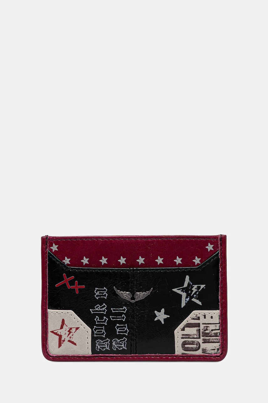 ZADIG&VOLTAIRE carcasă din piele culoarea negru, LWSG03718