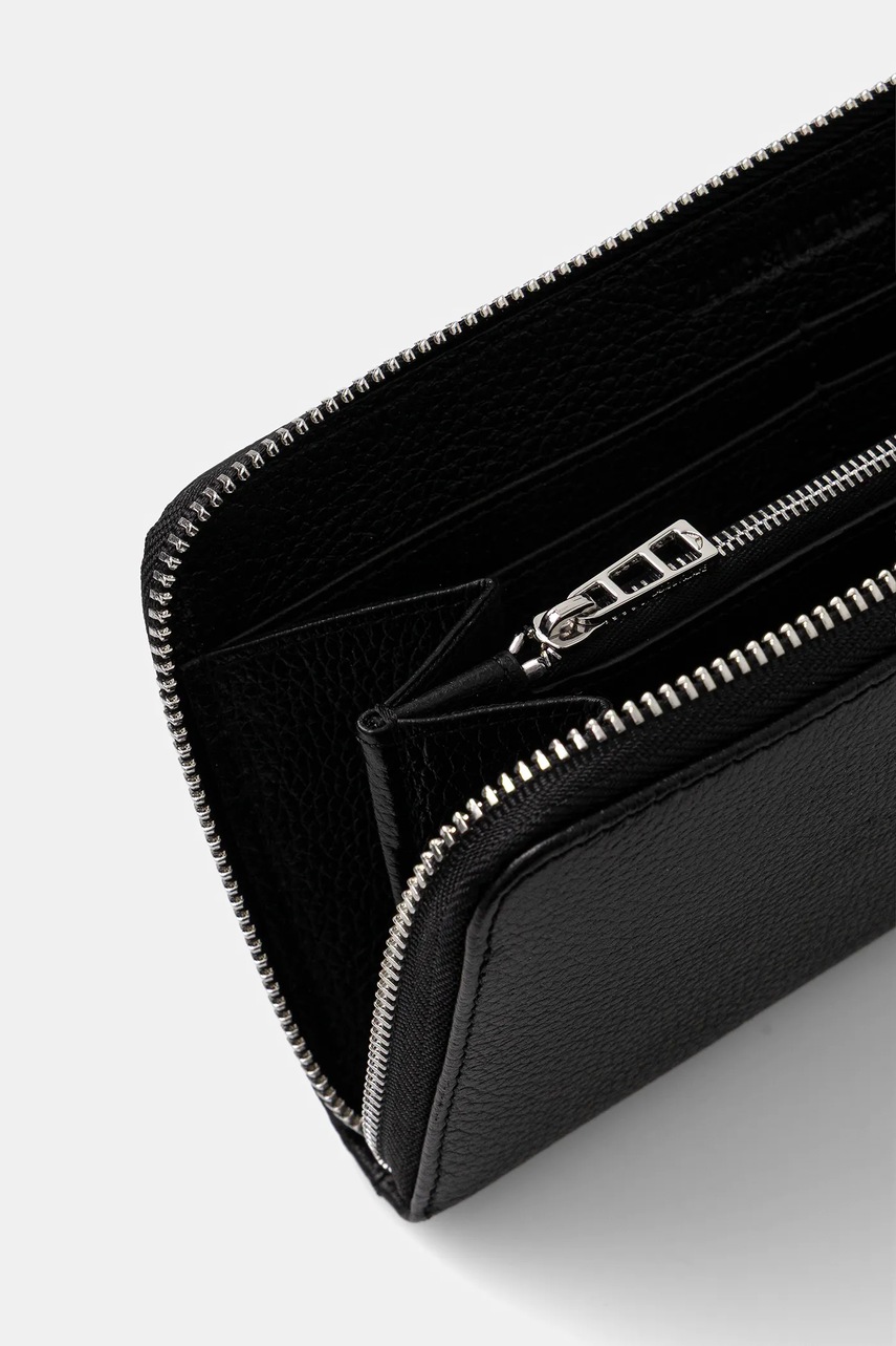 ZADIG&VOLTAIRE bőr pénztárca fekete, LWSG03667 termék 2. képe