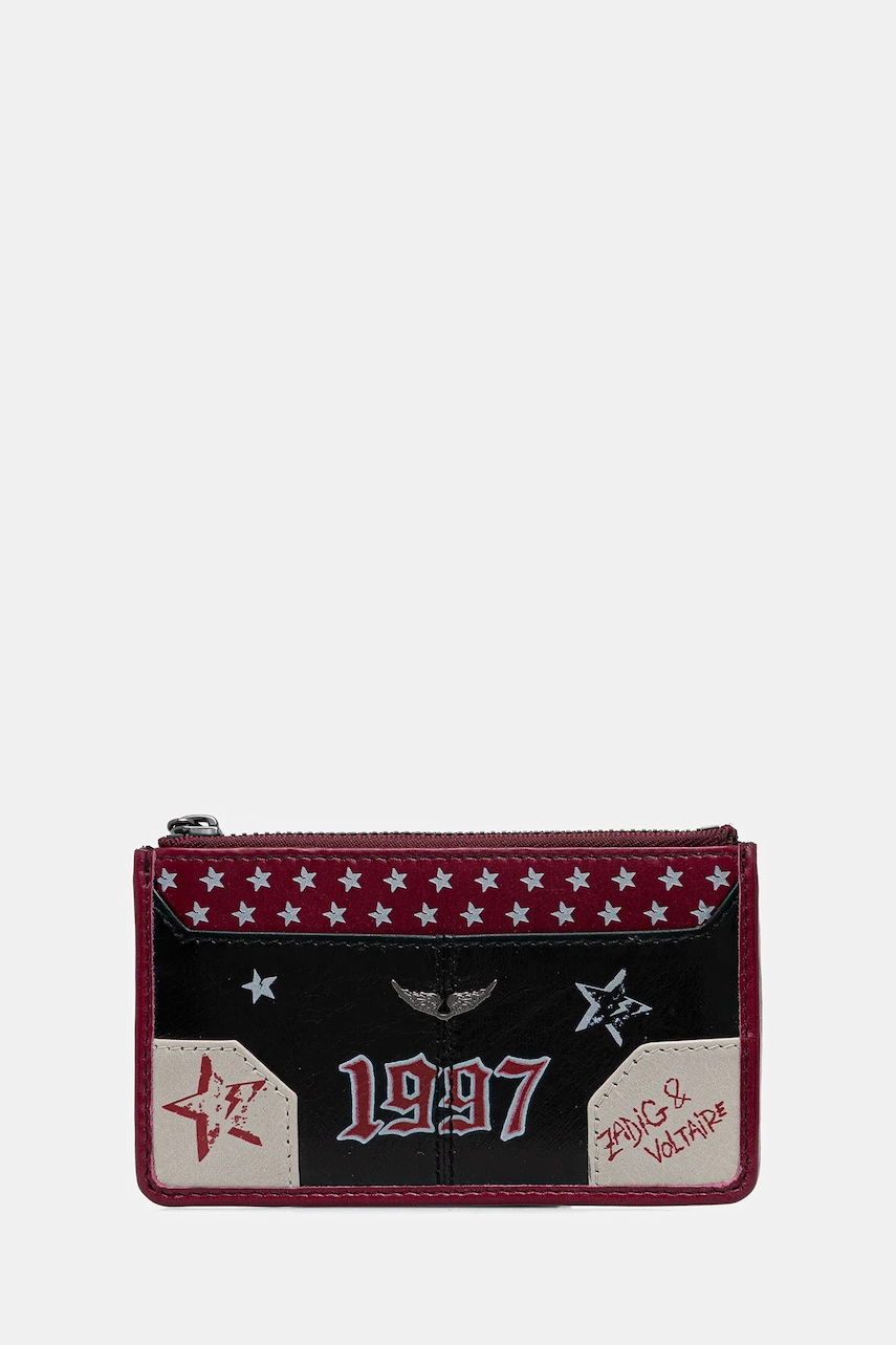 ZADIG&VOLTAIRE portofel de piele culoarea negru, LWSG03676