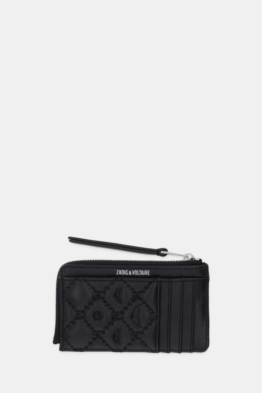 Кожаный чехол на карты ZADIG&VOLTAIRE цвет чёрный LWSG03680