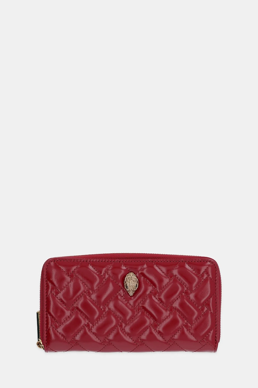 Kurt Geiger London portofel de piele KENSINGTON culoarea bordo, 647050319