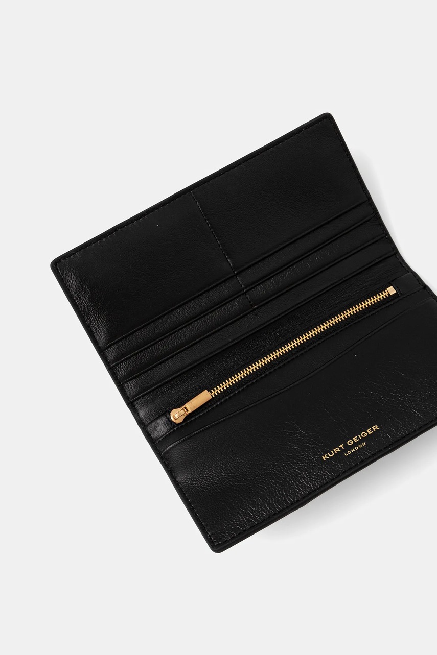 Кожаный кошелек Kurt Geiger London KENSINGTON цвет чёрный 2712065109