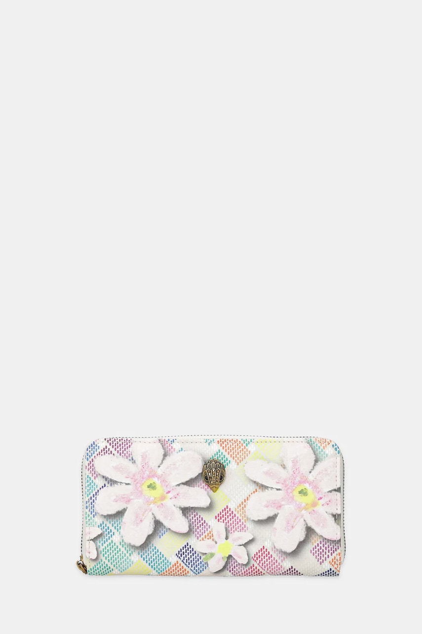 Levně Peněženka Kurt Geiger London dámská, béžová barva, 4703857339