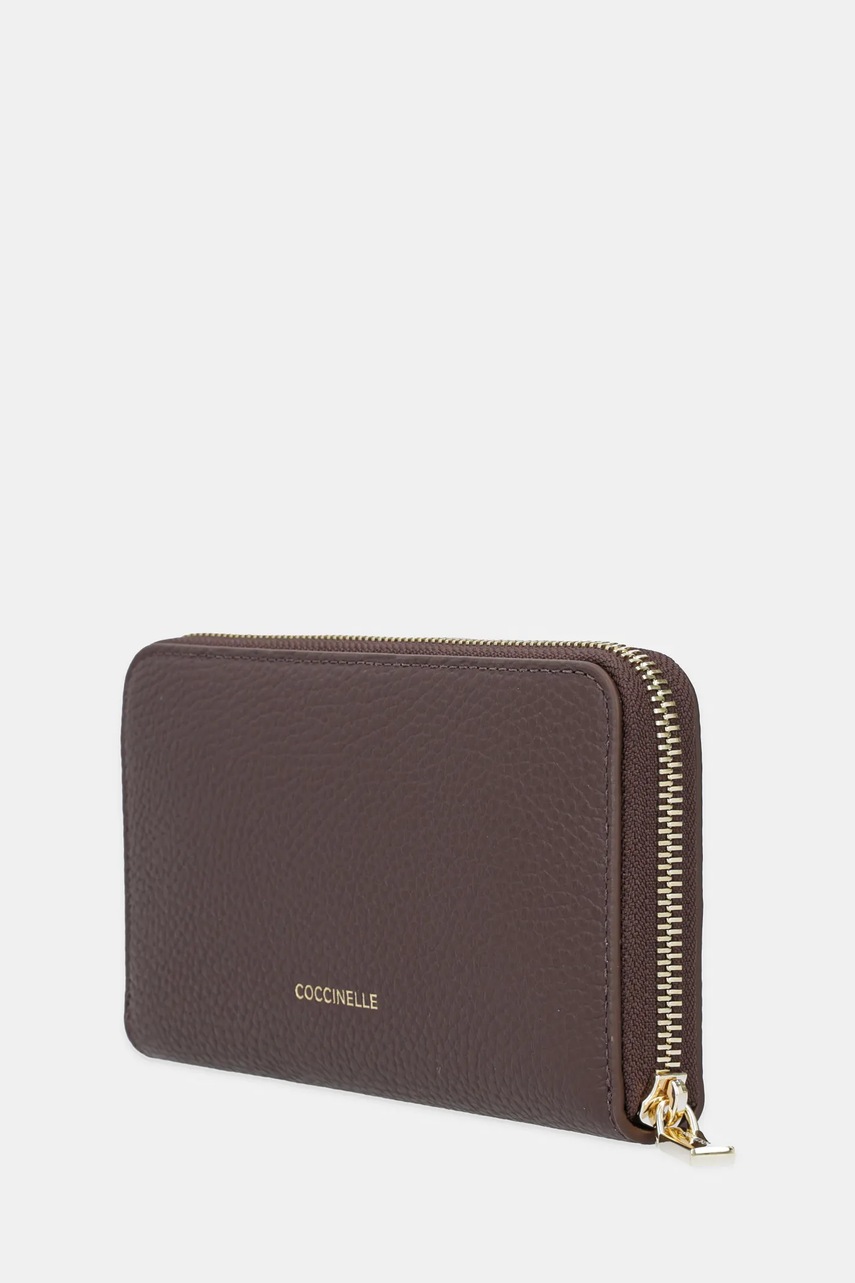 Кожаный кошелек Coccinelle COCCINELLE C-ME цвет коричневый E2.SSL.11.32.21