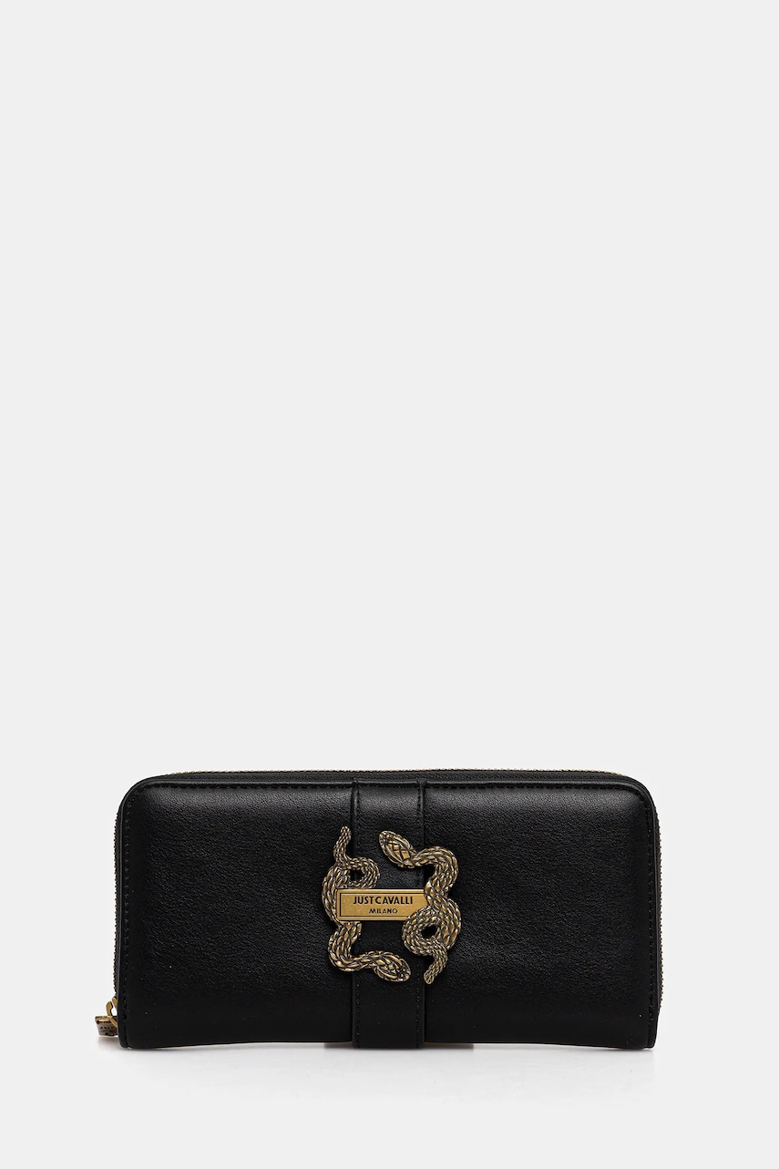 Just Cavalli portofel culoarea negru, 79RA5PA1 ZSA89