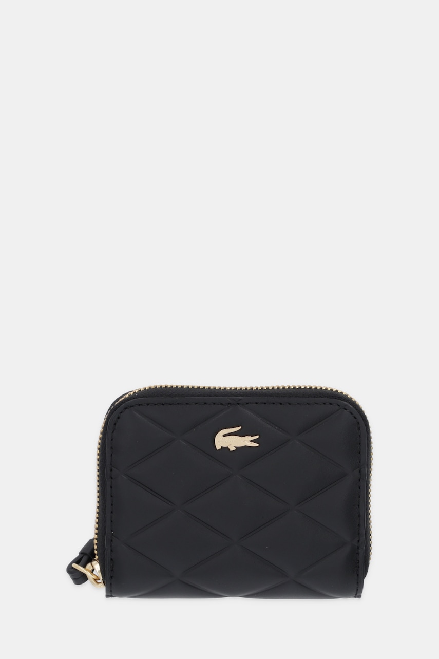 Lacoste portofel de piele culoarea negru, NF5120EE