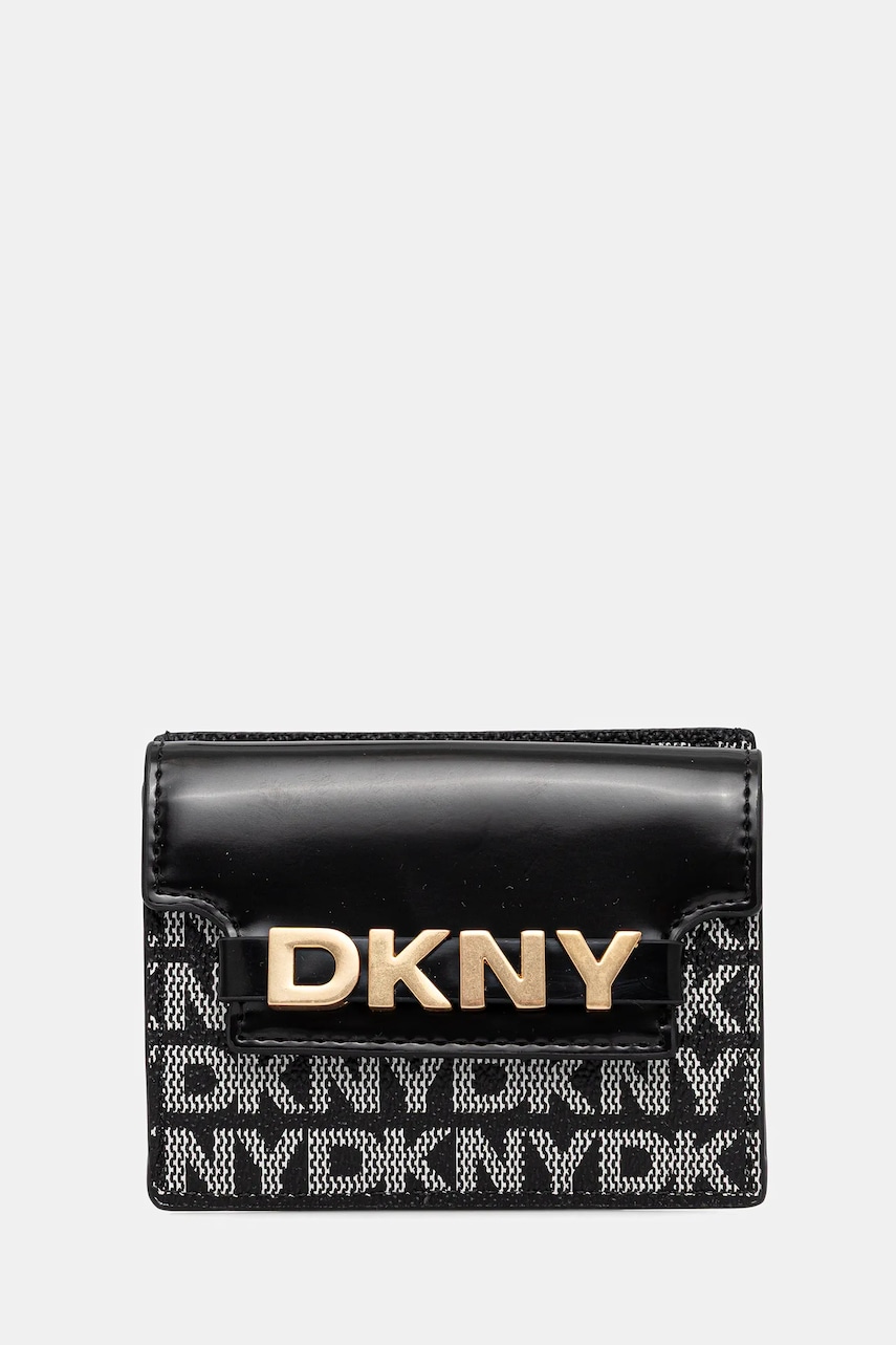Dkny portofel culoarea negru, R52Z5M22