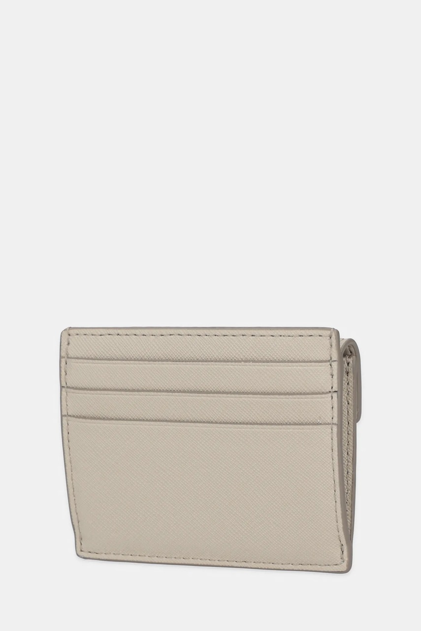 Кожаный кошелек Dkny цвет бежевый R52ZKM22