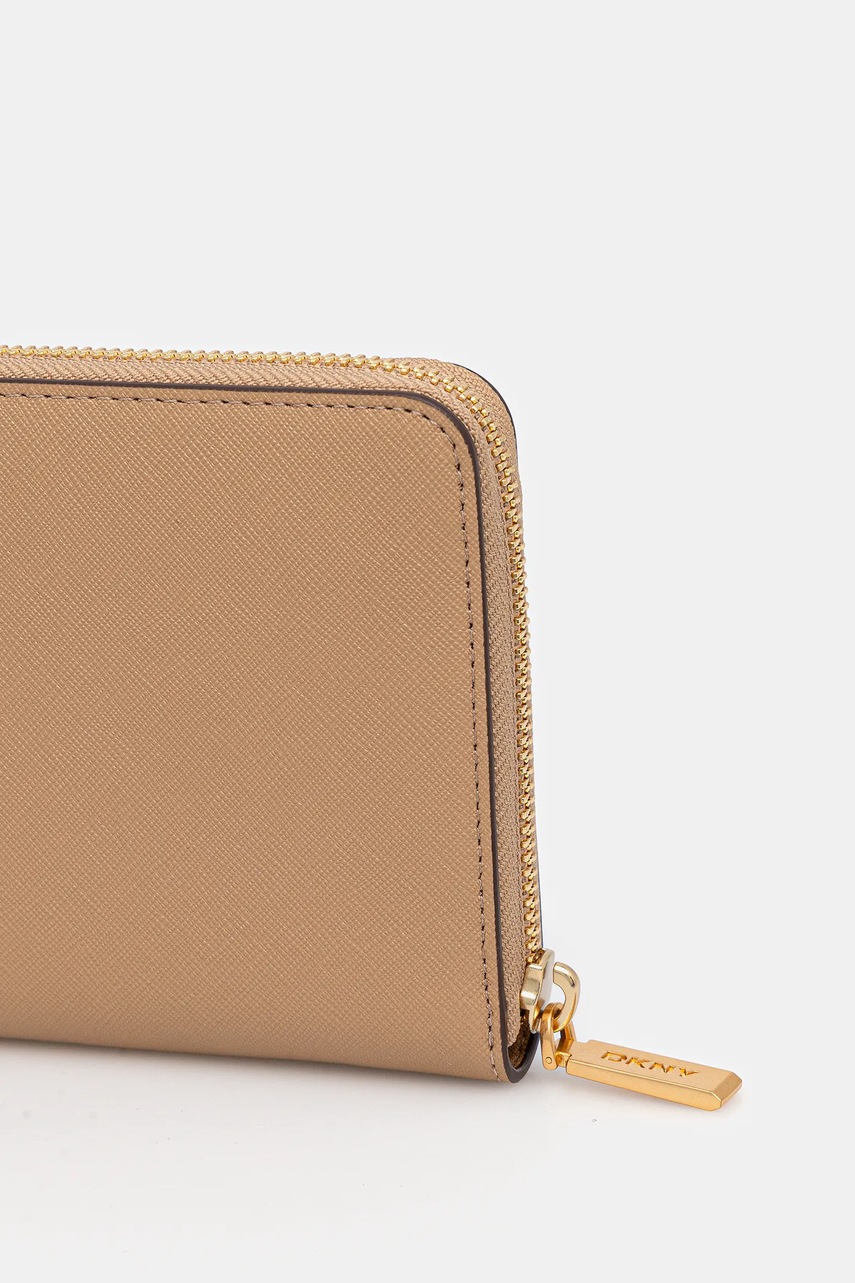 Кожаный кошелек Dkny цвет зелёный R521KM28