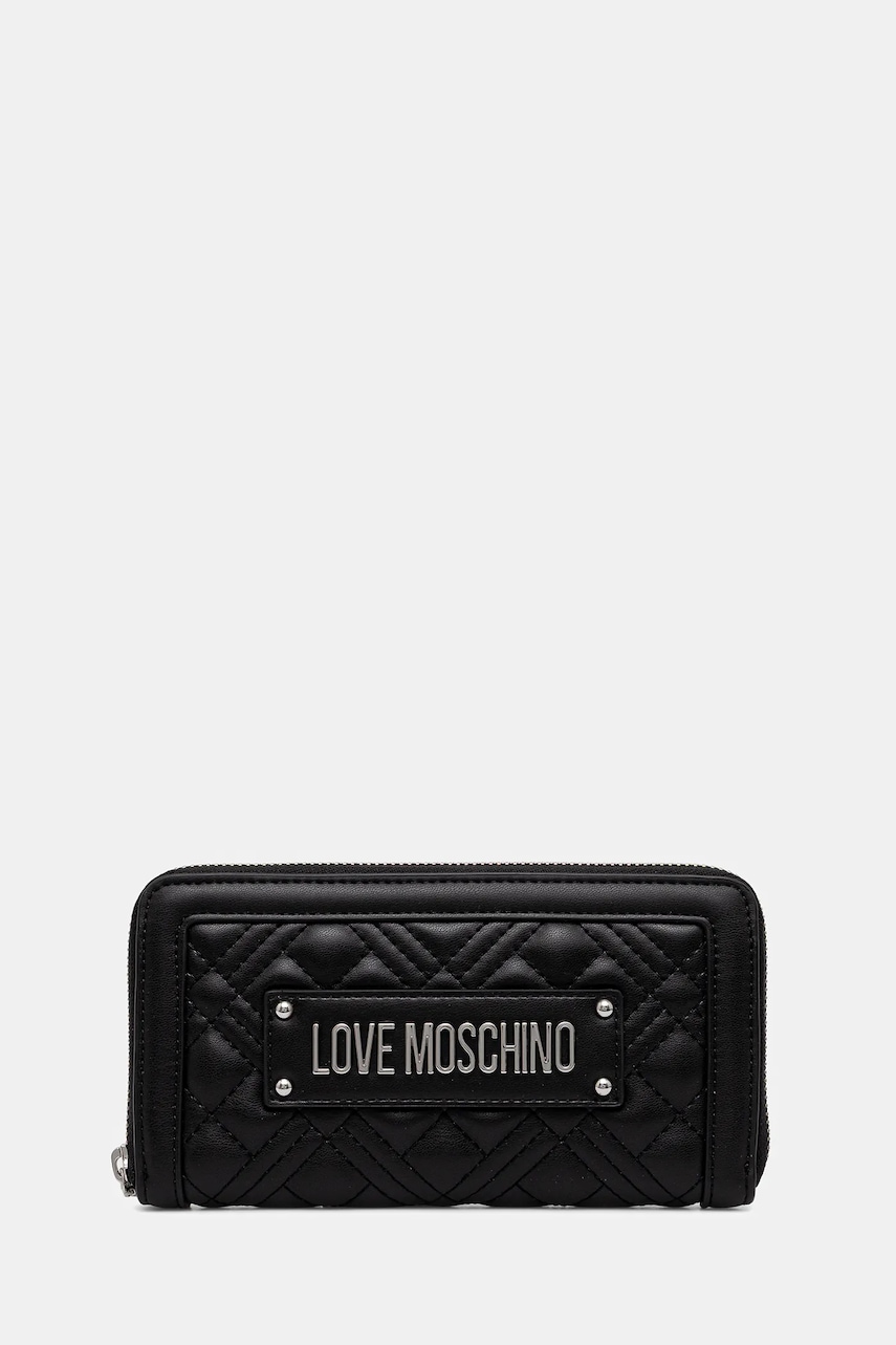 Love Moschino portofel culoarea negru, JC5600PP1NLA000B