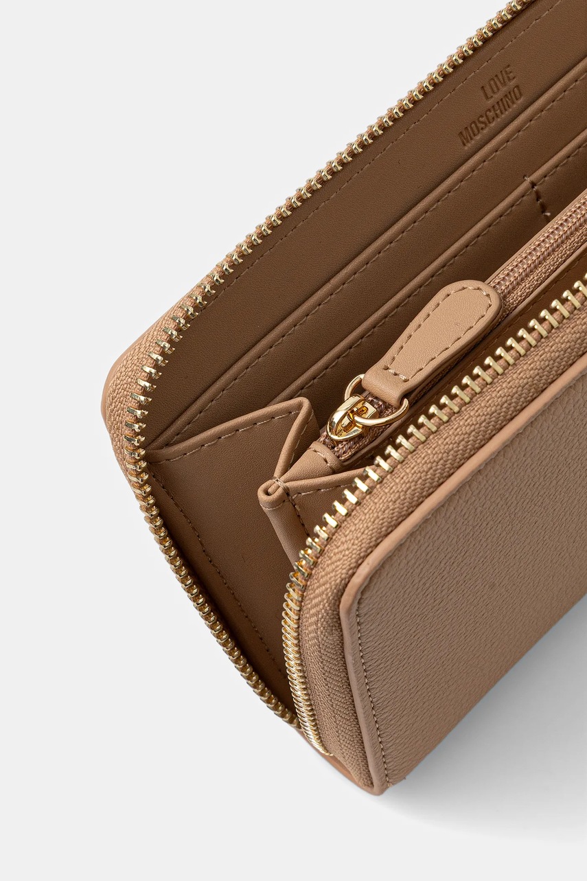 Кошелек Love Moschino цвет бежевый JC5700PP1NLD0104