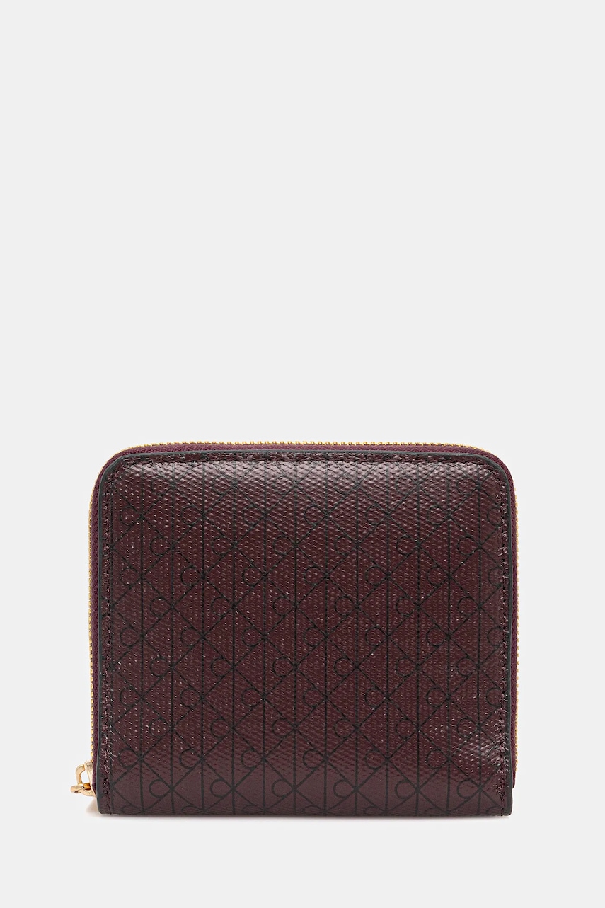 Levně Peněženka Calvin Klein dámská, fialová barva, LV04F1089G