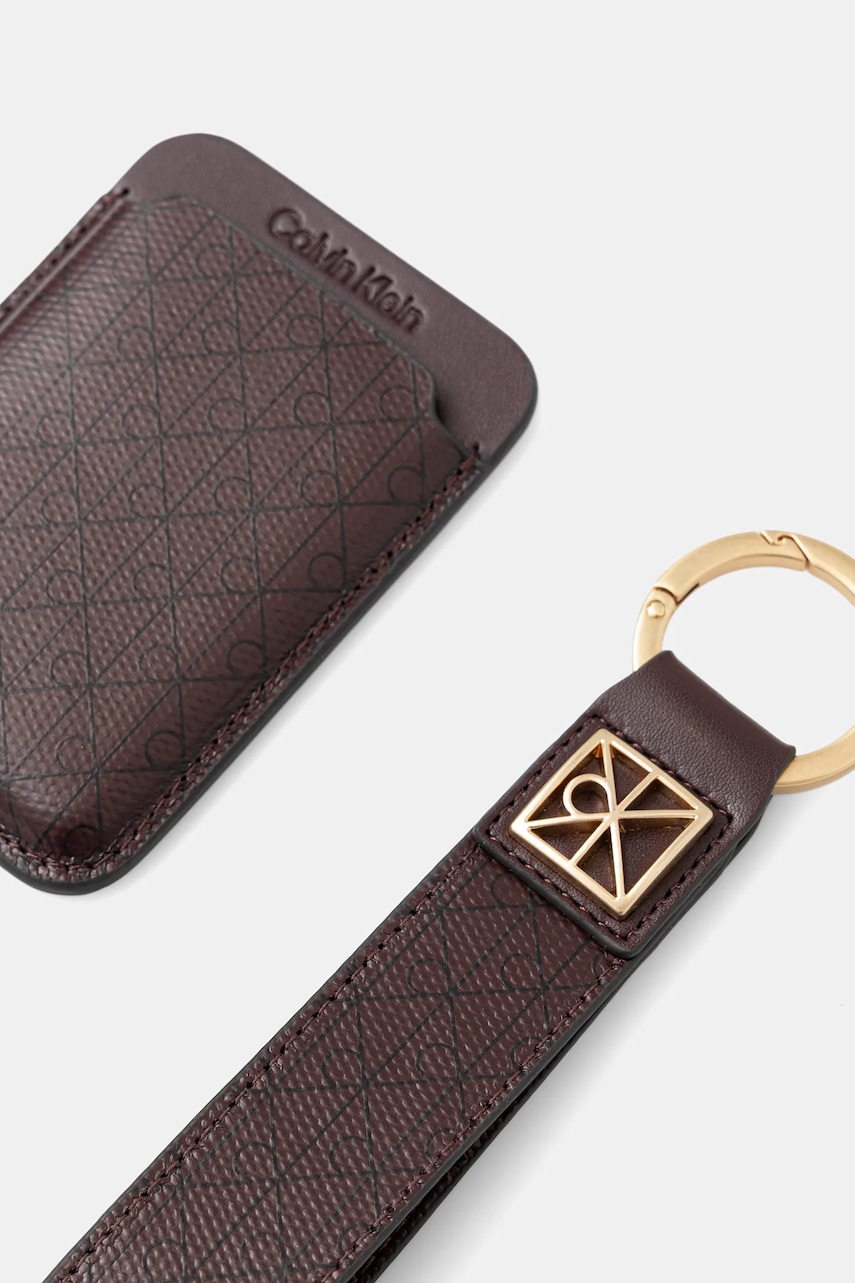 Puzdro na karty s kľúčenkou Calvin Klein
