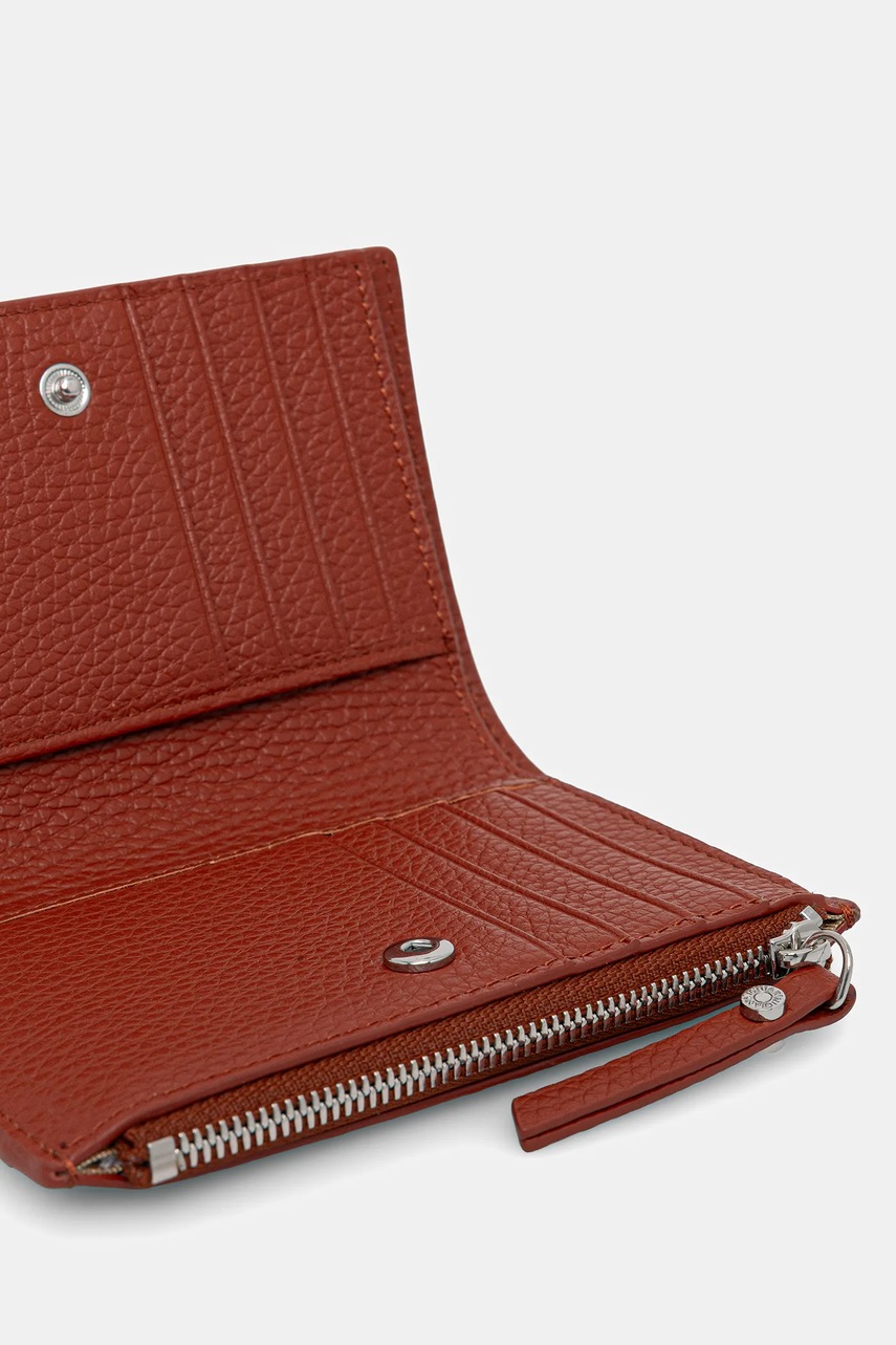 Кожаный кошелек Gianni Chiarini цвет оранжевый PF.6003.GRN