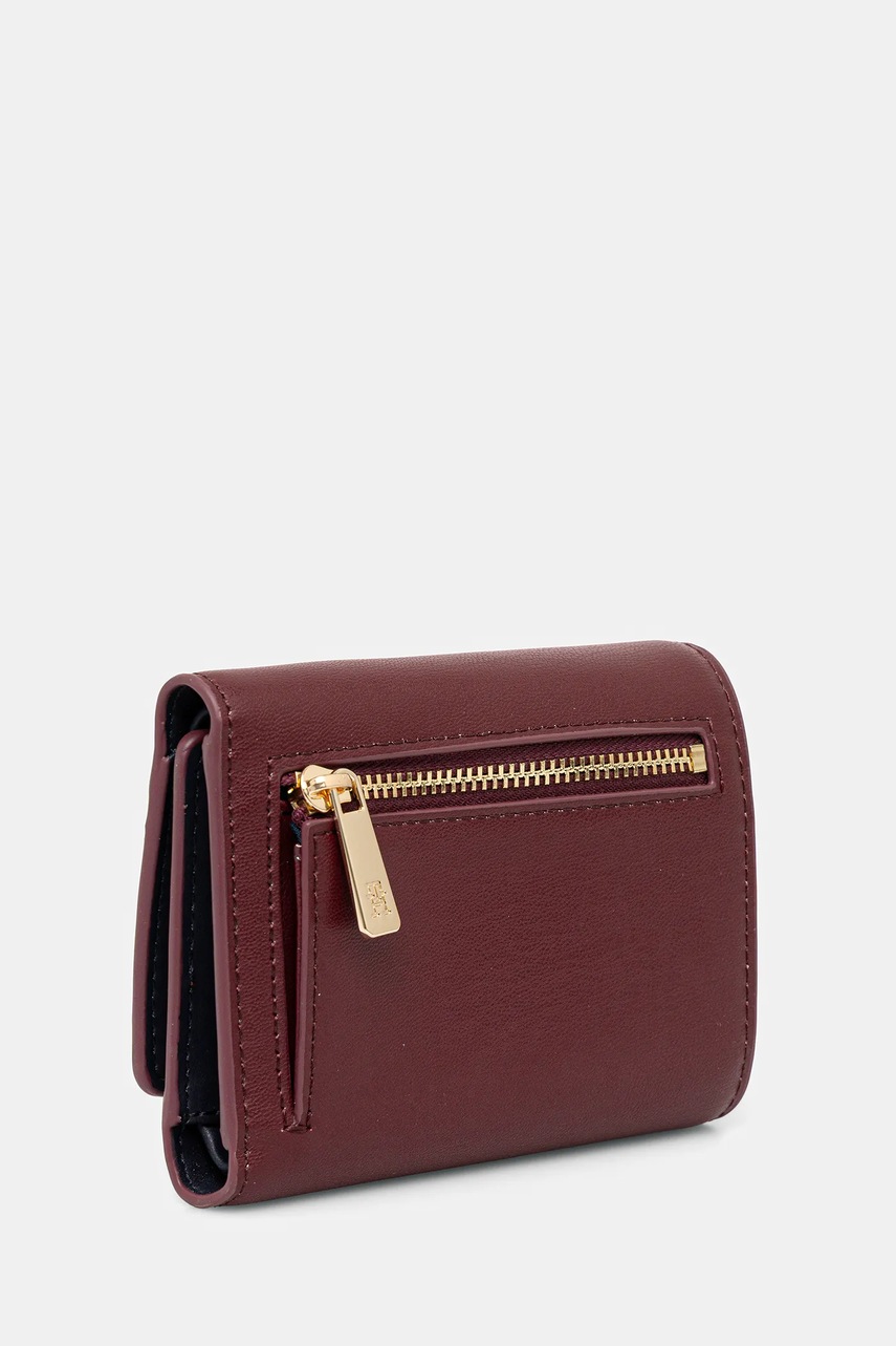 Кошелек Tommy Hilfiger цвет бордовый AW0AW17737