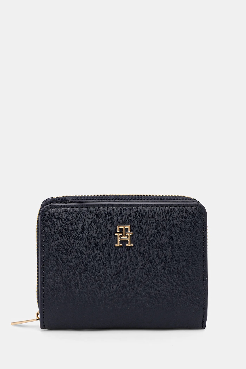 Levně Peněženka Tommy Hilfiger dámská, béžová barva, AW0AW17742