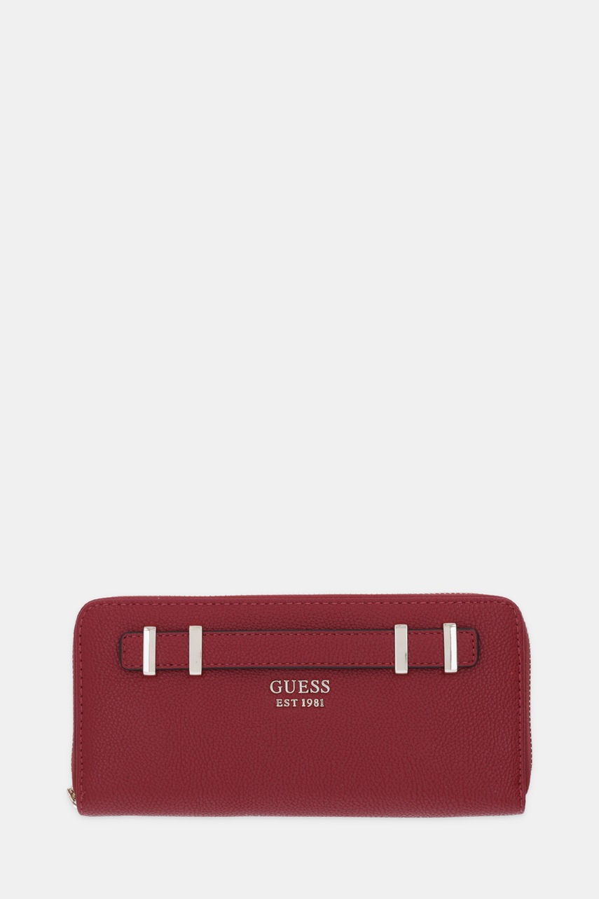 Levně Peněženka Guess GREGORIA dámská, červená barva, SWBG85 46146