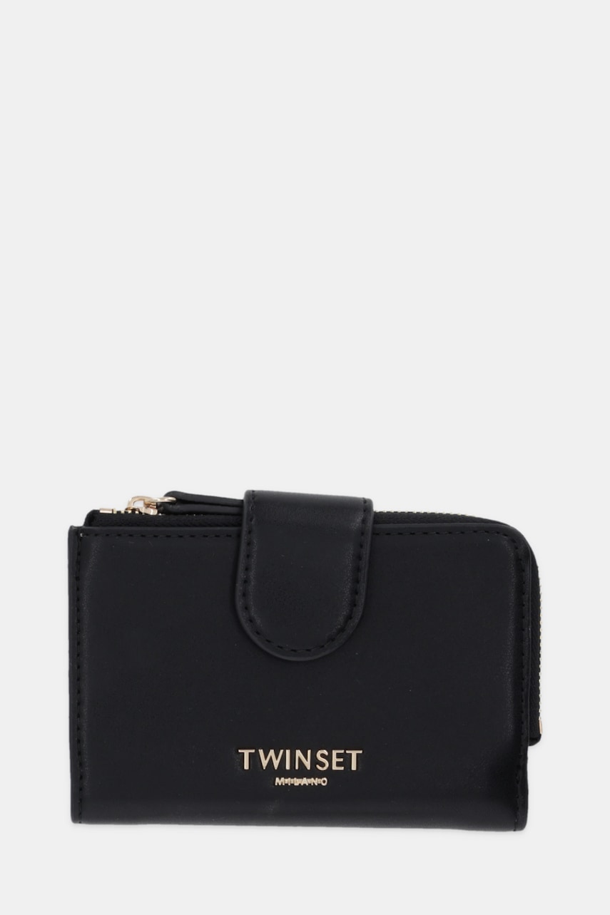 Levně Peněženka Twinset dámská, černá barva, 252TL8014