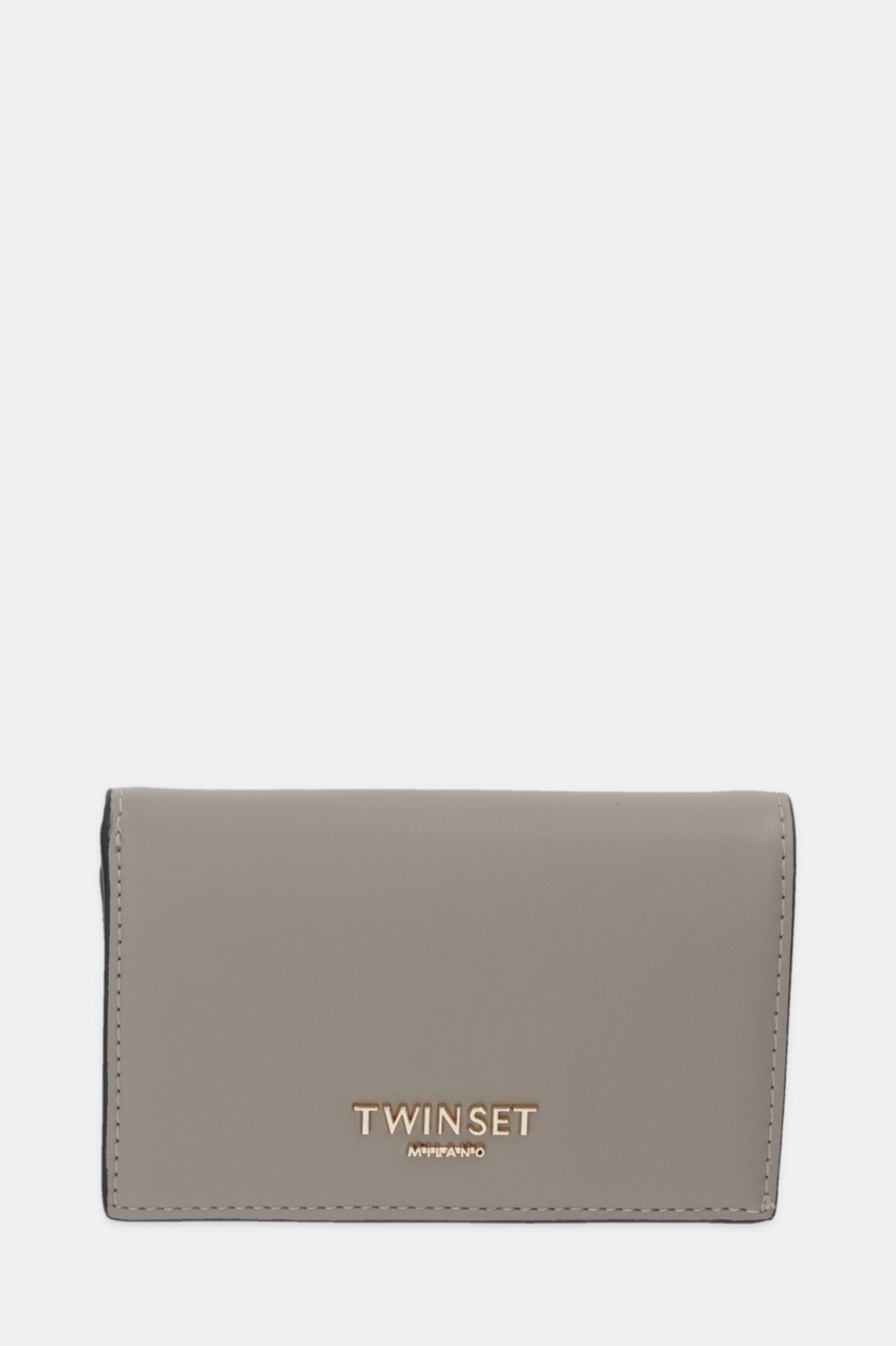 Levně Peněženka Twinset dámská, šedá barva, 252TL8013