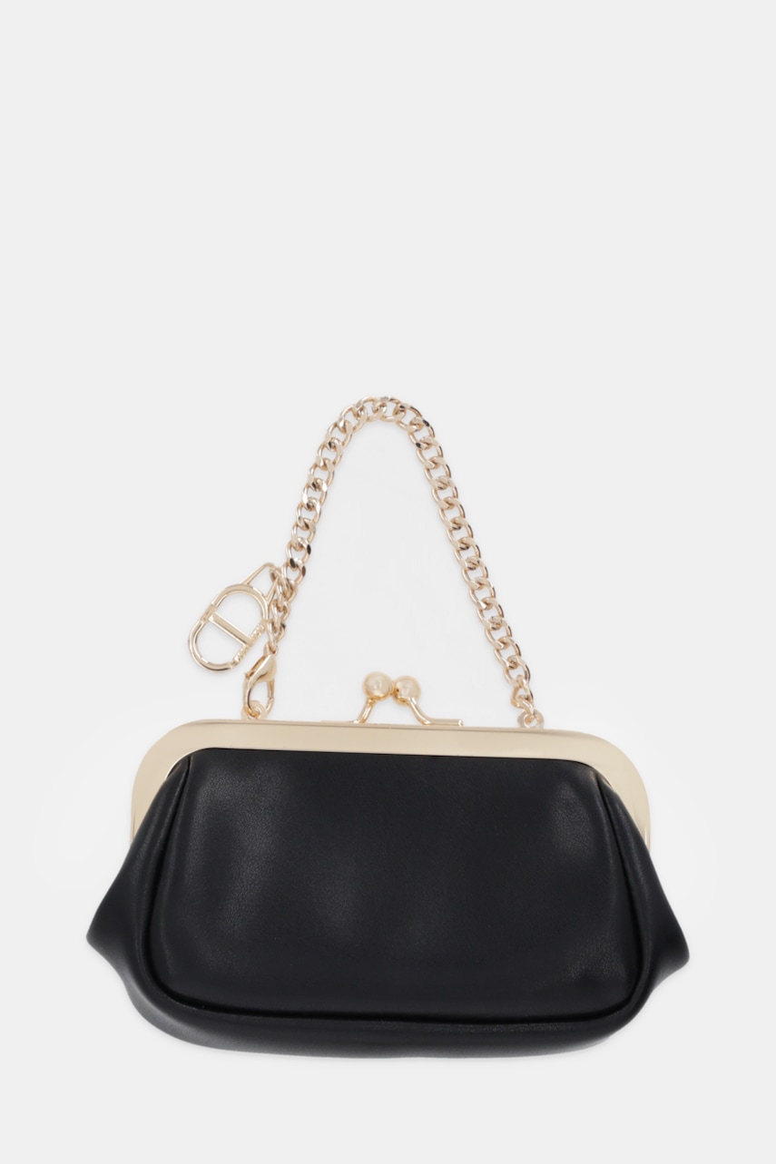 Levně Peněženka Twinset dámská, černá barva, 252TL8043
