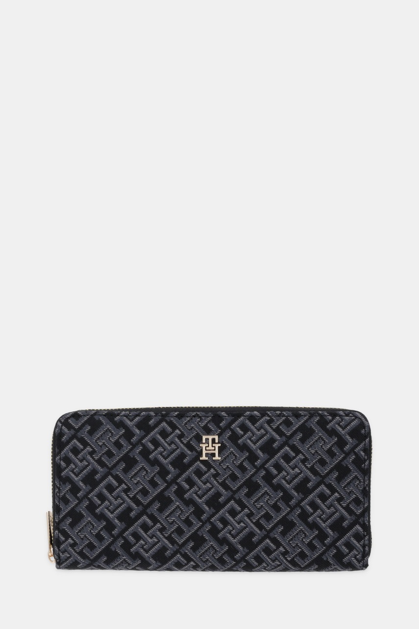 Levně Peněženka Tommy Hilfiger dámská, černá barva, AW0AW17956