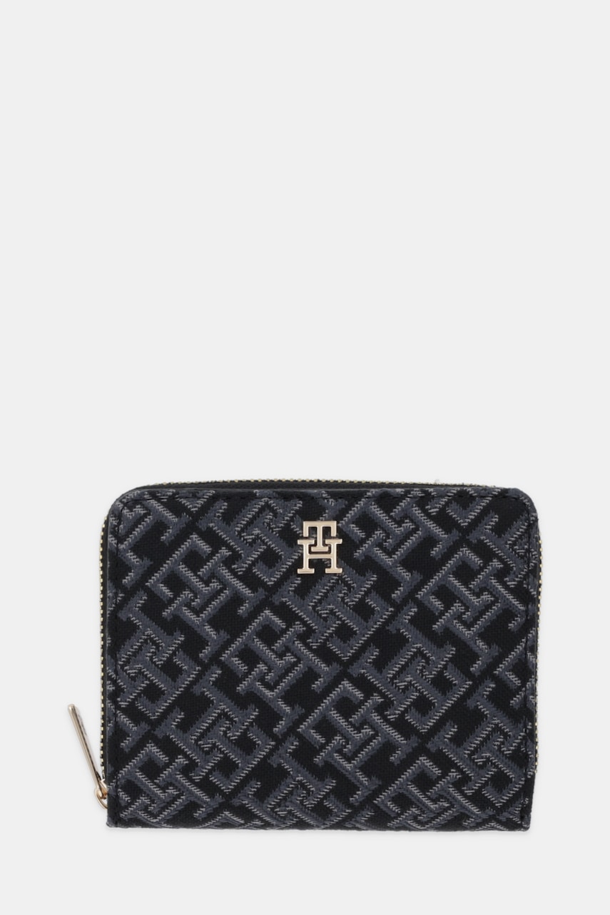 Levně Peněženka Tommy Hilfiger dámská, černá barva, AW0AW17957
