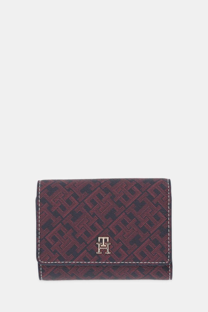 Levně Peněženka Tommy Hilfiger dámská, tmavomodrá barva, AW0AW18022
