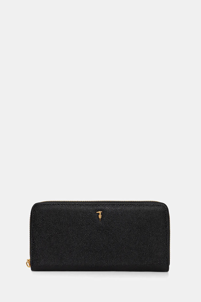 Trussardi portofel de piele culoarea negru, I042E000073N