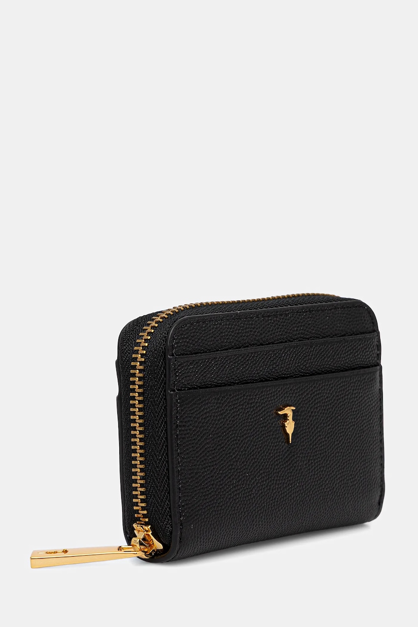 Кожаный кошелек Trussardi цвет чёрный I041E000072N Кожаный кошелек Trussardi цвет чёрный I041E000072N