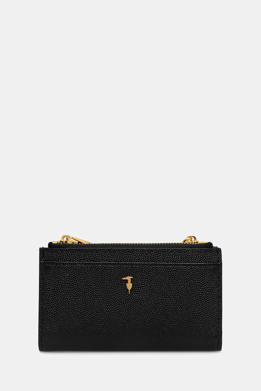 Trussardi portofel de piele culoarea negru, I040E000071N