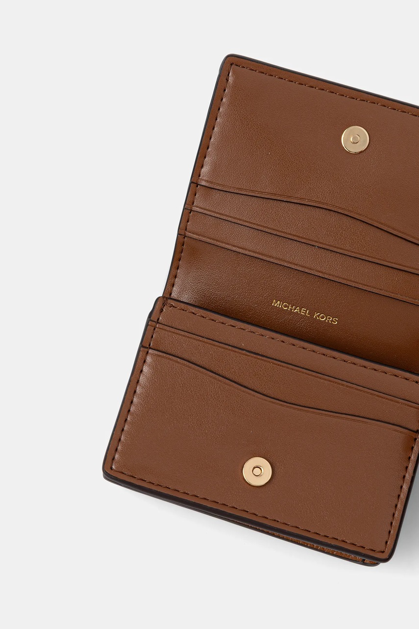 Кожаный кошелек MICHAEL Michael Kors цвет коричневый 32F5GNXD1L