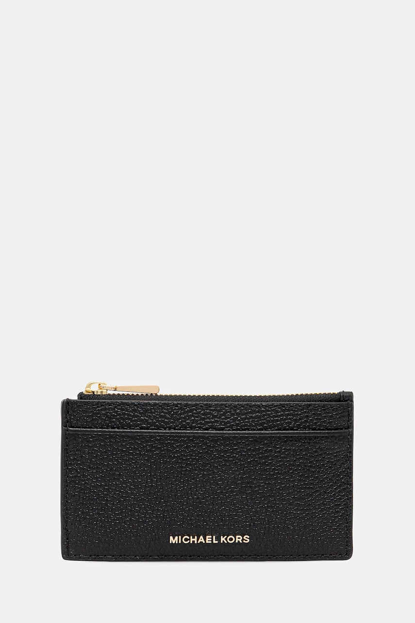 MICHAEL Michael Kors portofel de piele culoarea negru, 32F5GJ6D8L