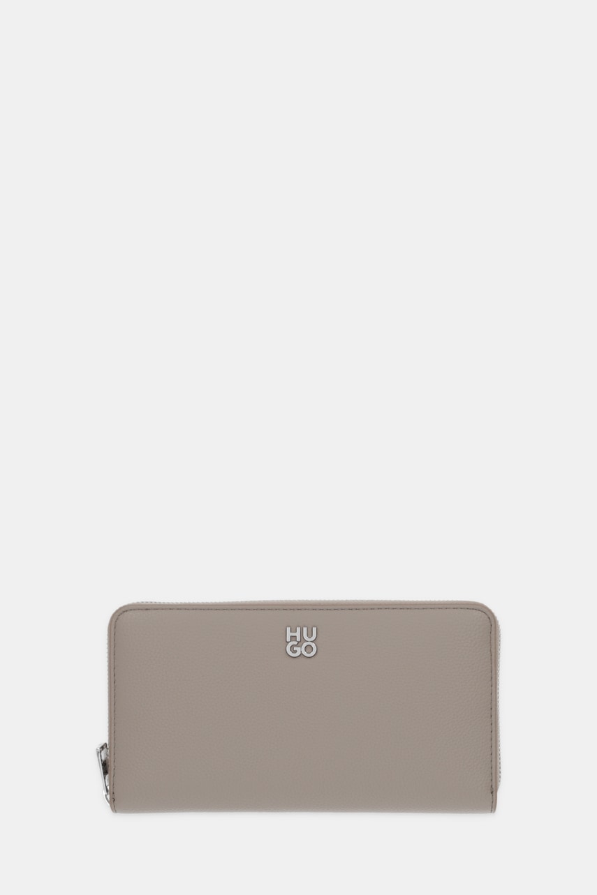 HUGO portofel culoarea bej, 50547912