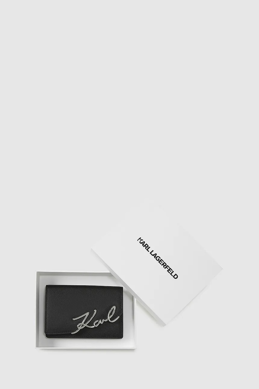 Kožená peňaženka Karl Lagerfeld K/SIGNATURE