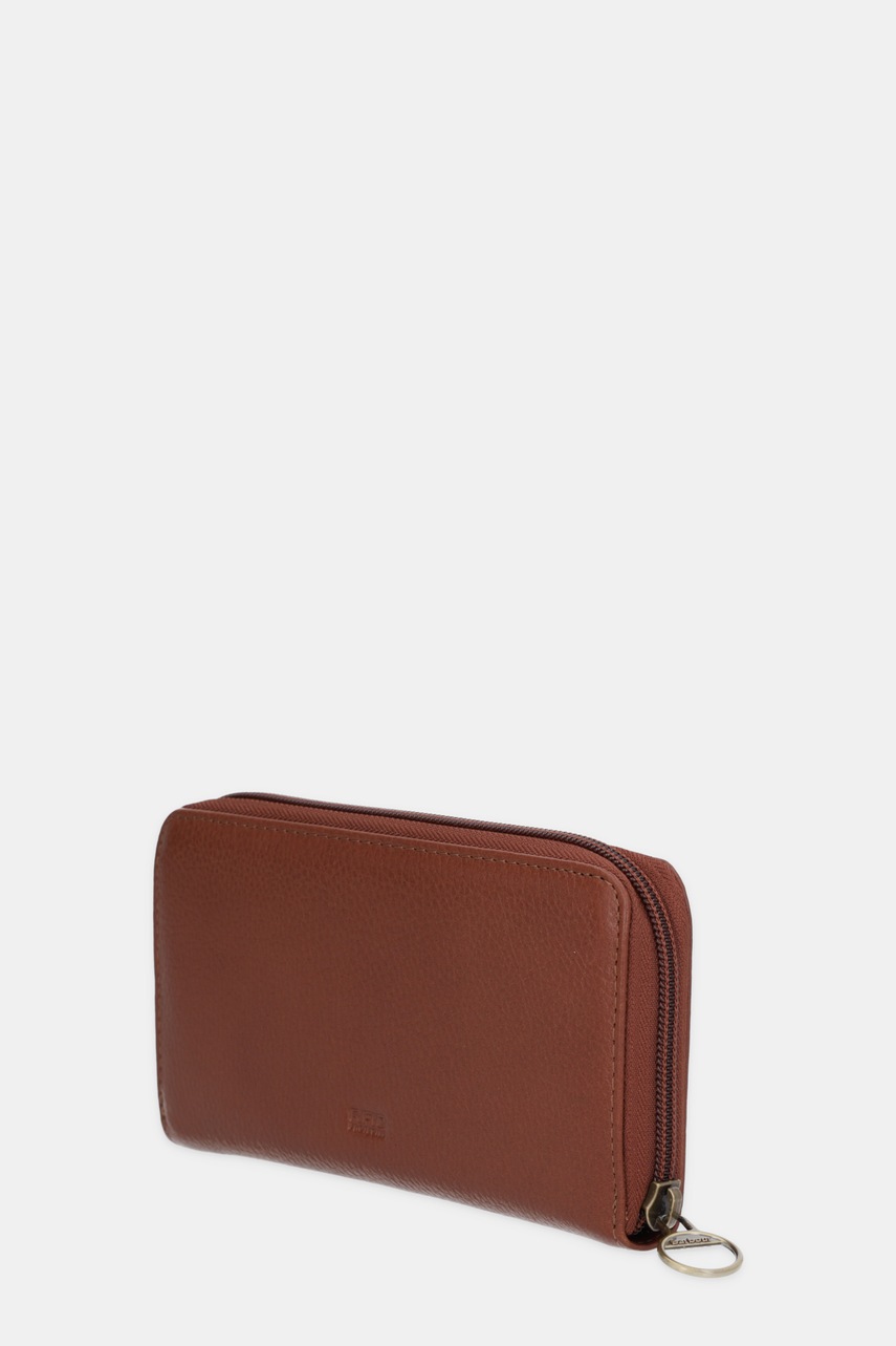 Кожаный кошелек Barbour цвет коричневый LLG0038