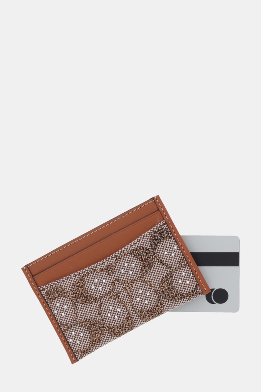 Kožené pouzdro na karty Coach