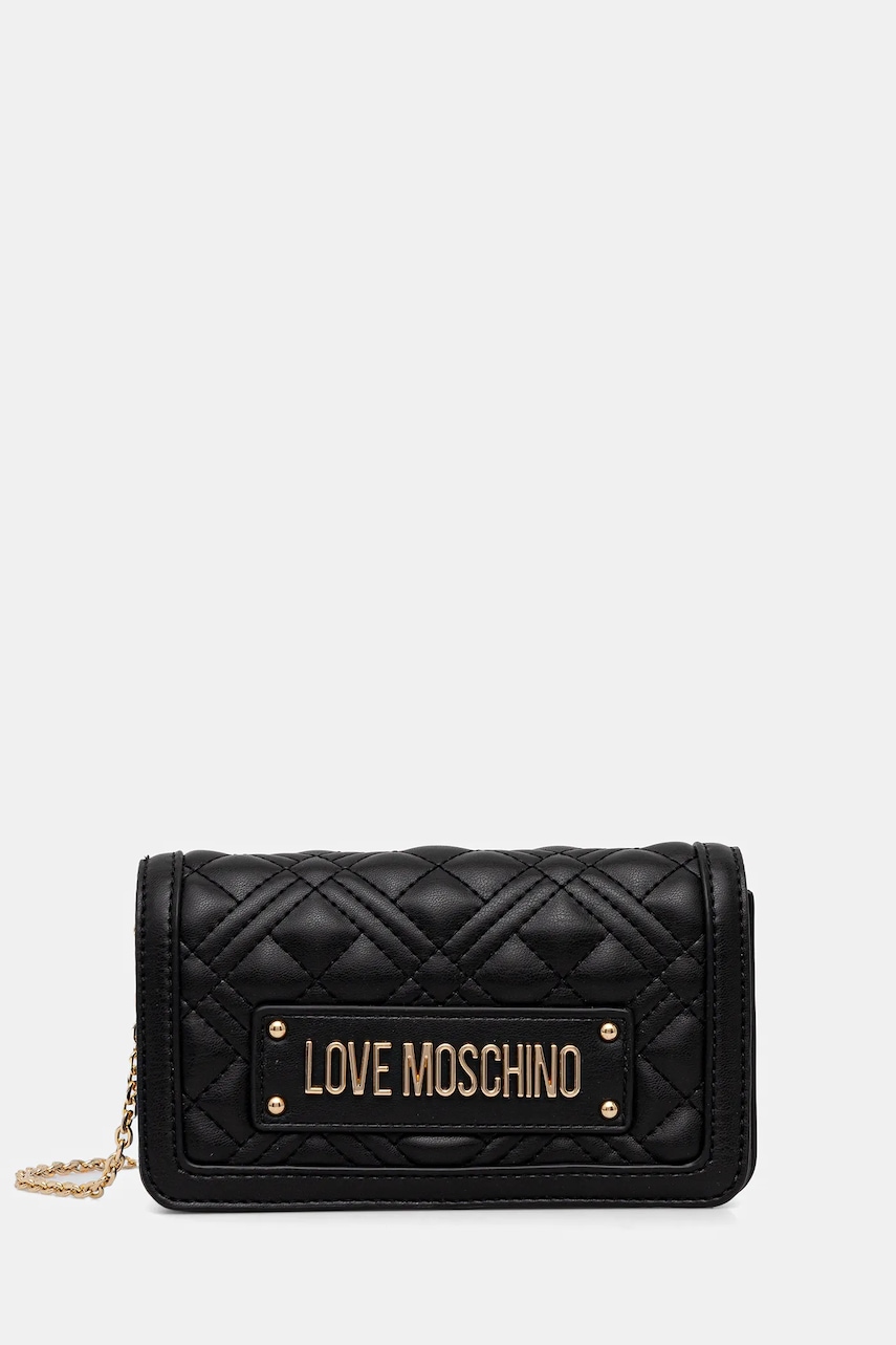 Love Moschino poșetă culoarea negru, JC5681PP0NLA0000