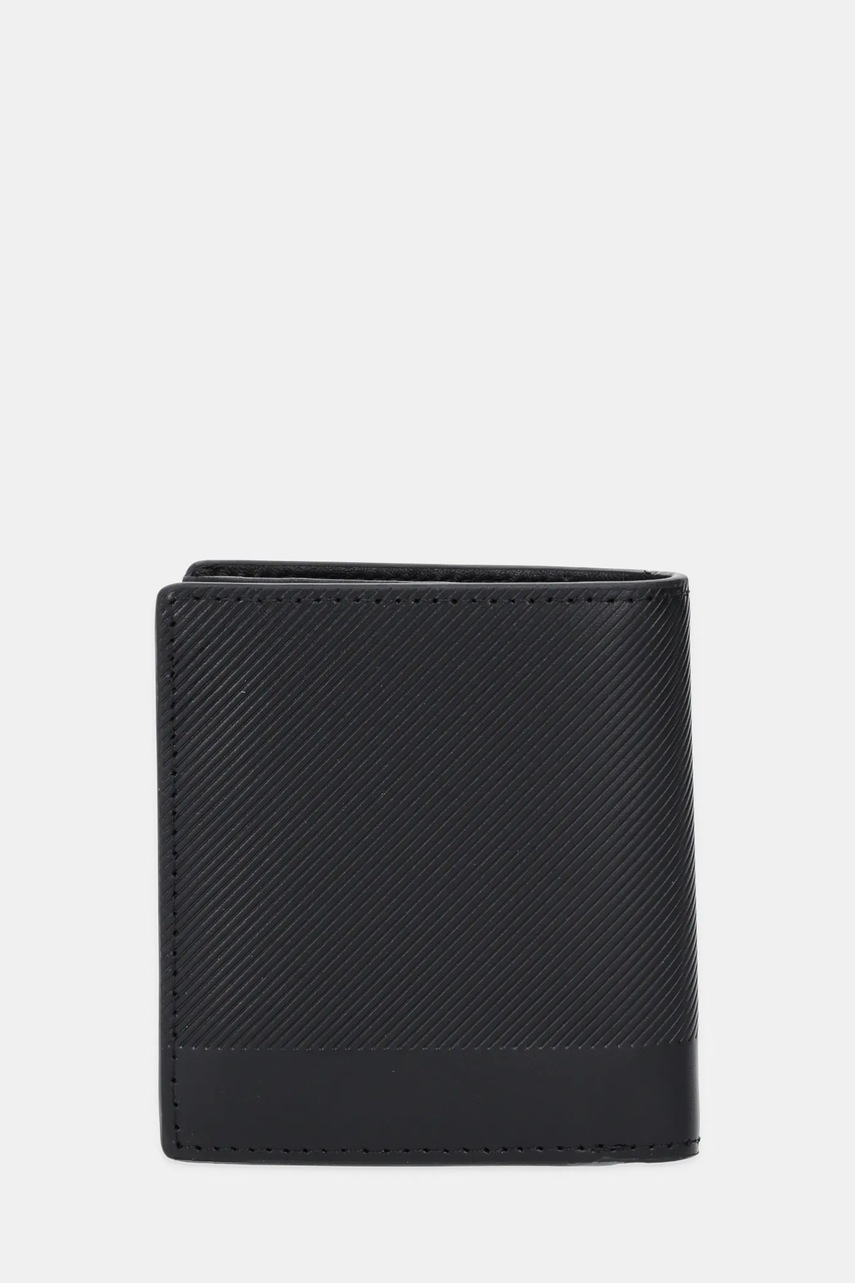 Кожаный кошелек Tommy Hilfiger цвет чёрный AM0AM13510