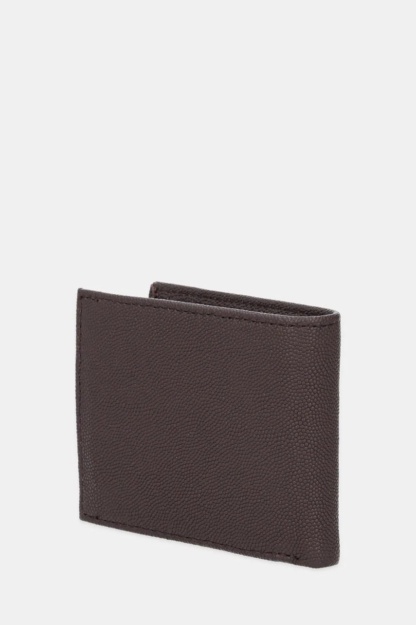 Кожаный кошелек Tommy Hilfiger цвет коричневый AM0AM13518