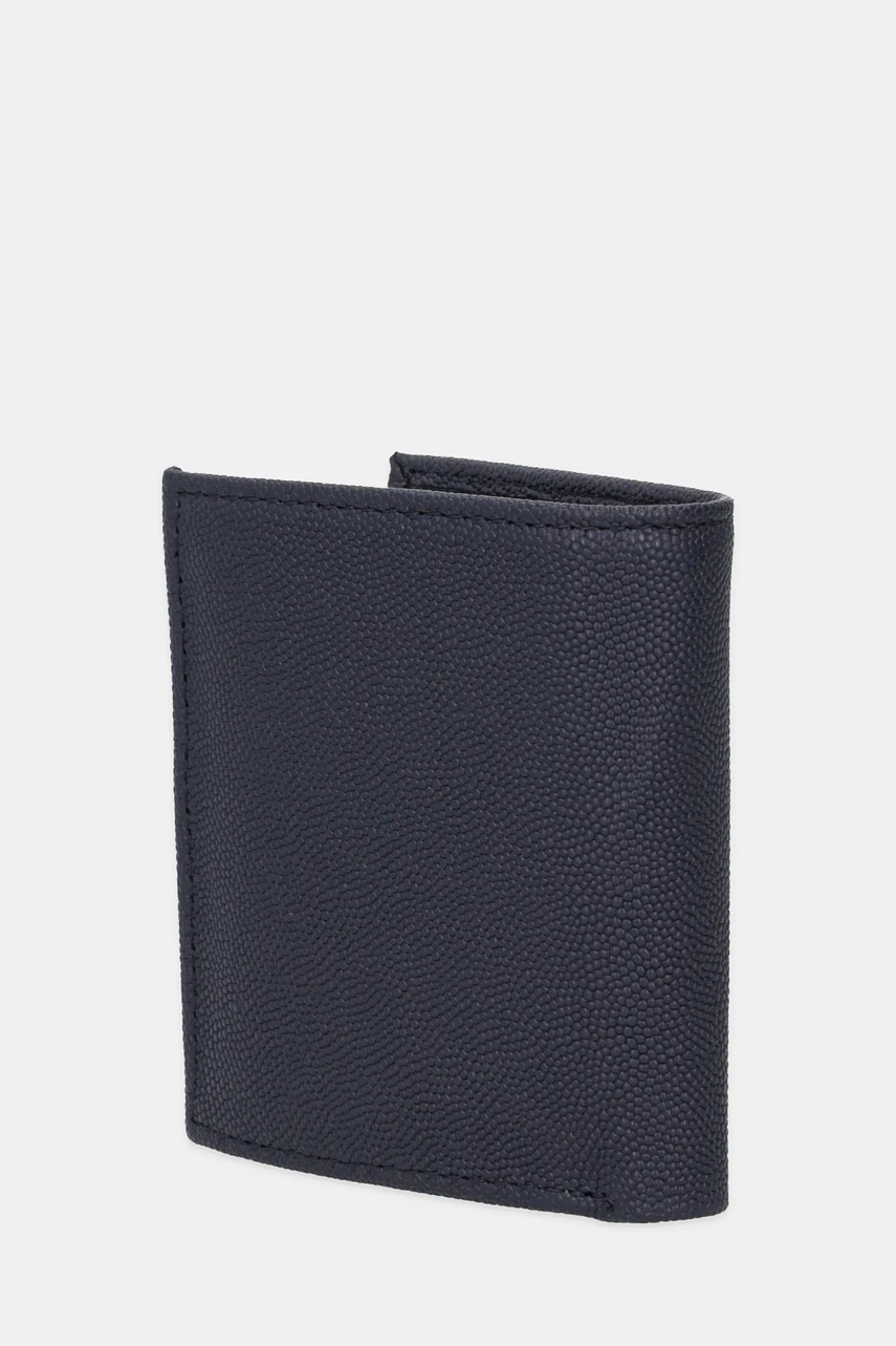 Кожаный кошелек Tommy Hilfiger цвет синий AM0AM13521