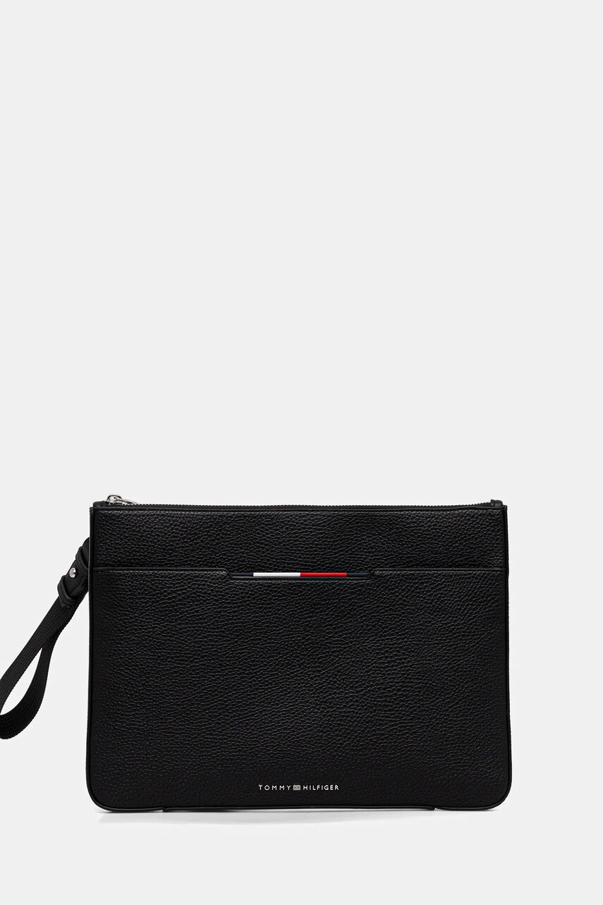 Levně Obal na notebook Tommy Hilfiger černá barva, AM0AM13523