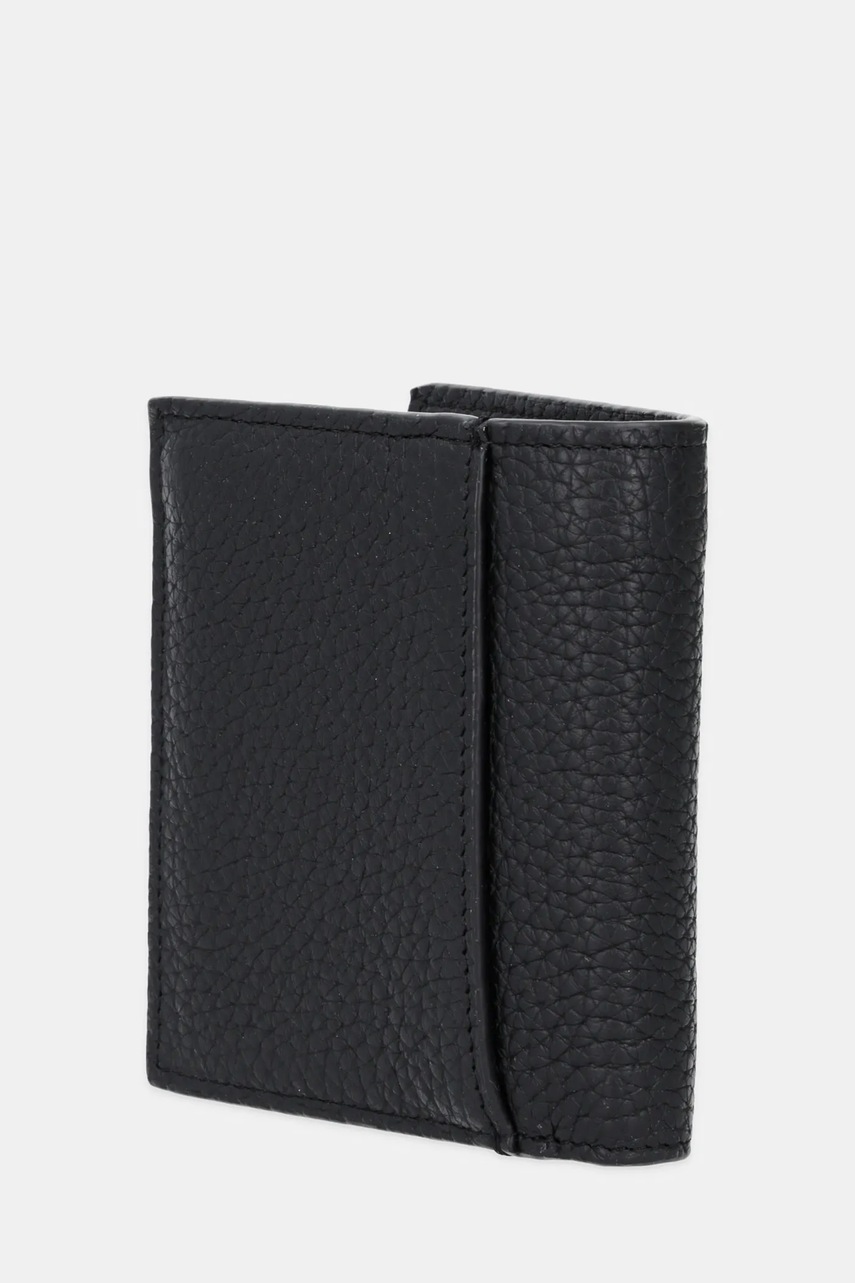 Кожаный кошелек Calvin Klein цвет чёрный LV04D1027G