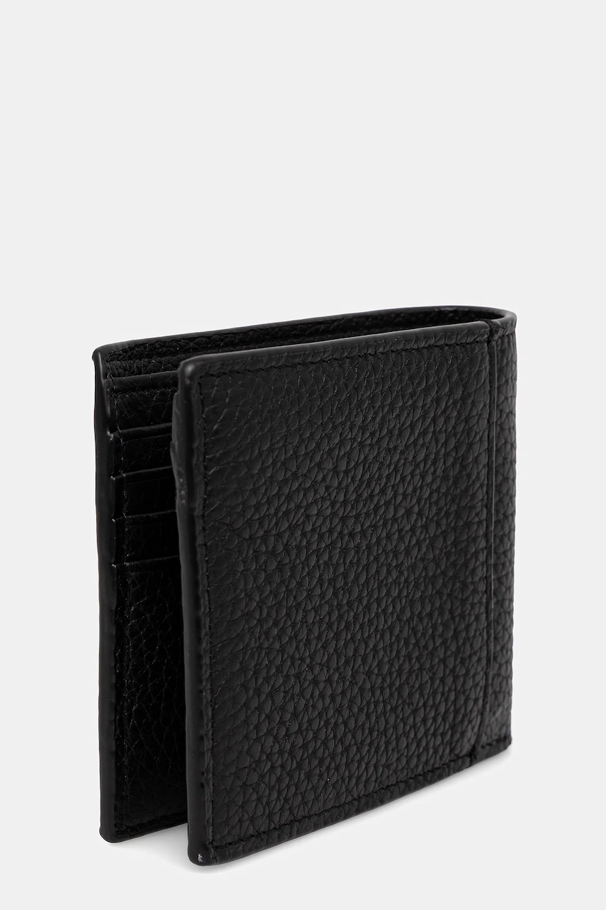 Кожаный кошелек Calvin Klein цвет чёрный LV04D1028G Кожаный кошелек Calvin Klein цвет чёрный LV04D1028G