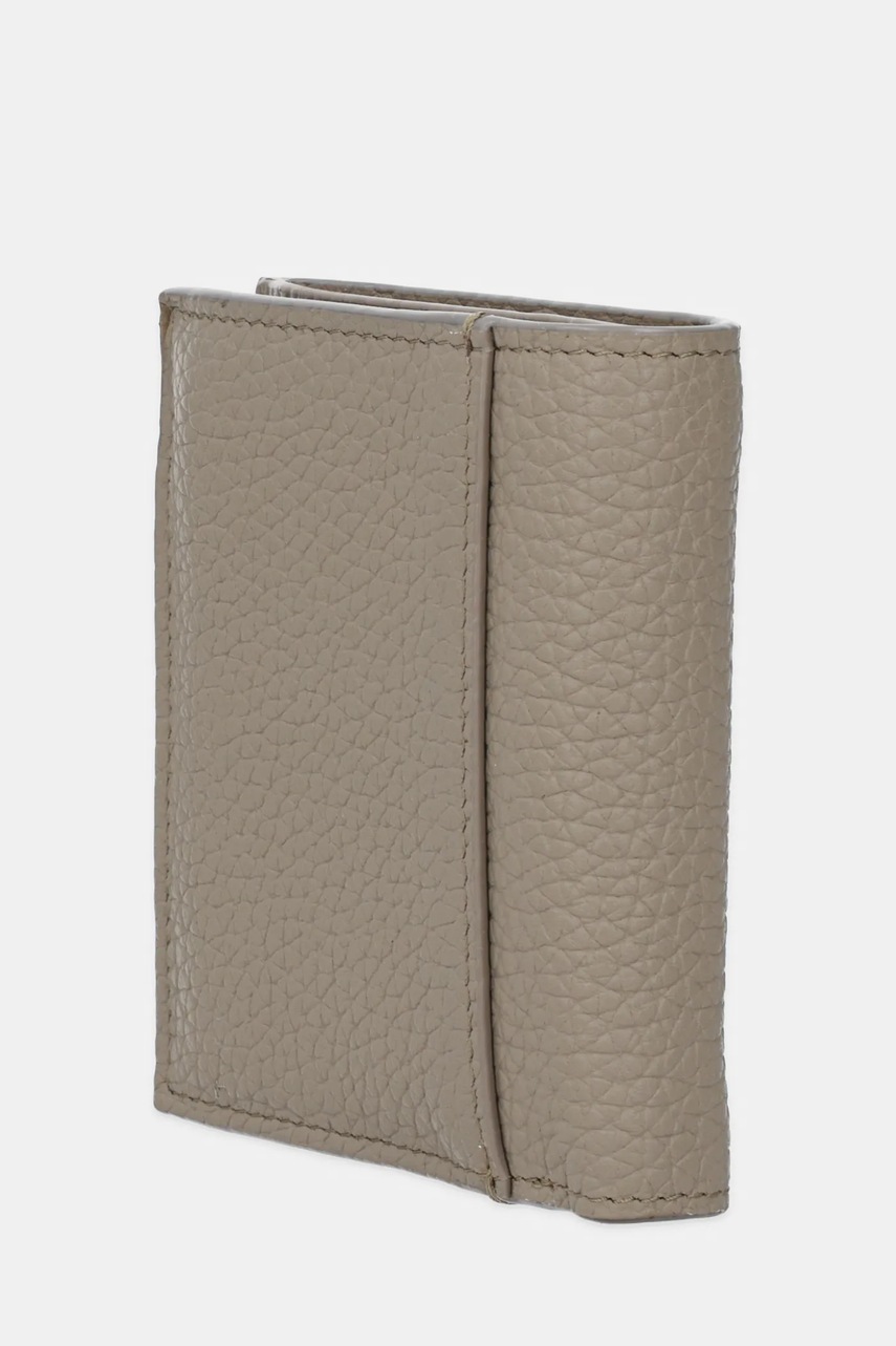 Кожаный кошелек Calvin Klein цвет коричневый LV04D1029G