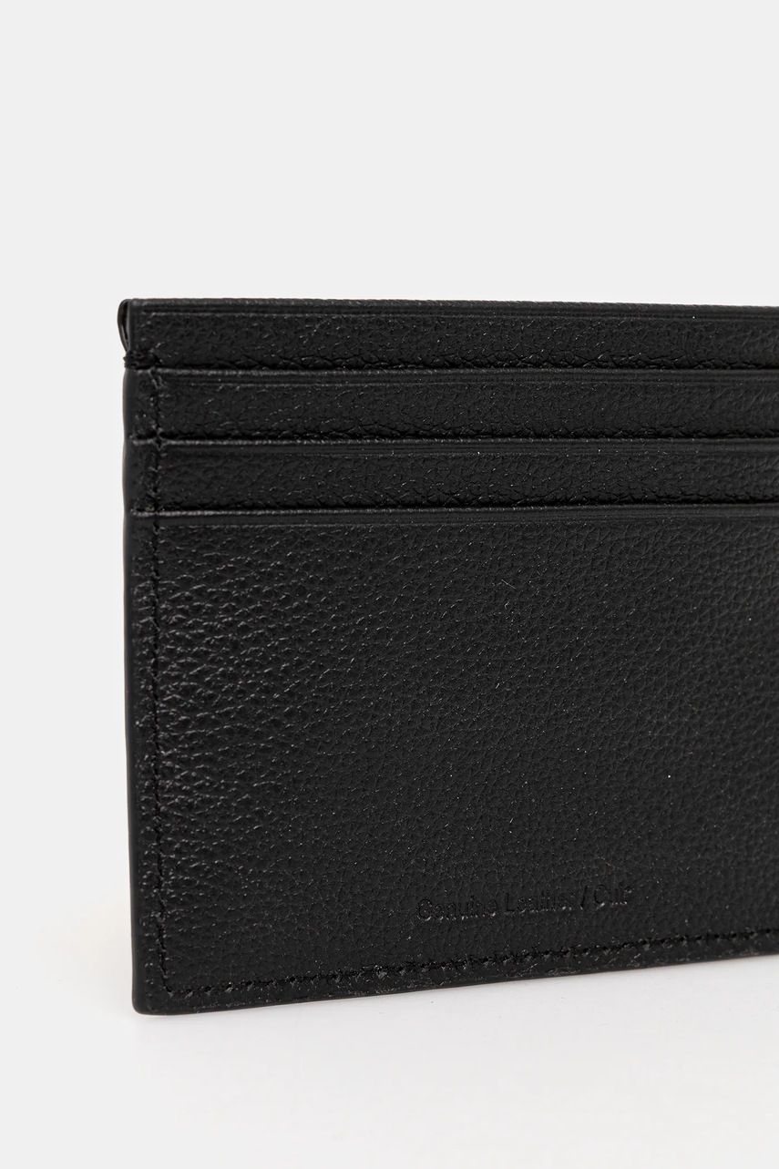 Кожаный чехол на карты Calvin Klein цвет чёрный LV04D1100G