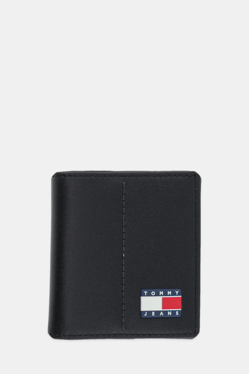 Tommy Jeans portofel culoarea negru, AM0AM13408