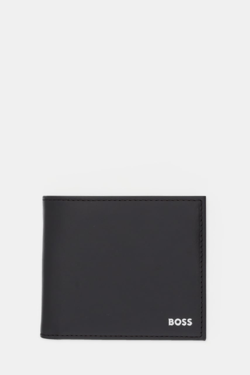 BOSS portofel de piele culoarea negru, 50546152