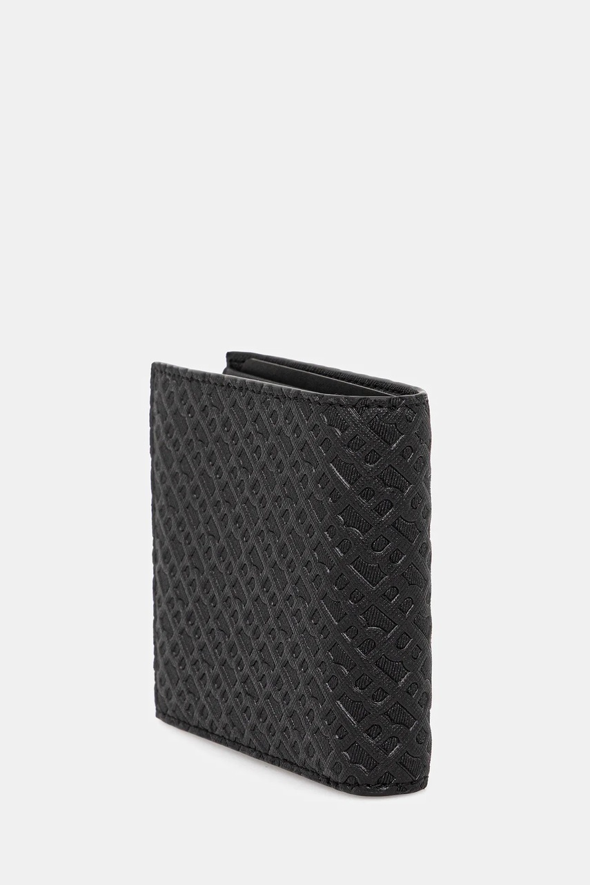 Кожаный кошелек BOSS цвет чёрный 50548816