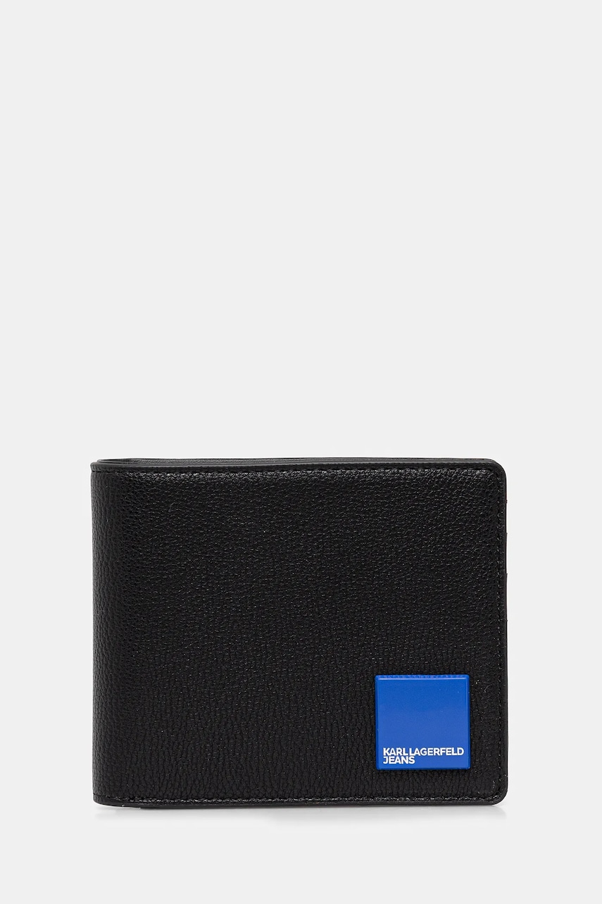 Karl Lagerfeld Jeans portofel culoarea negru, A3M32070